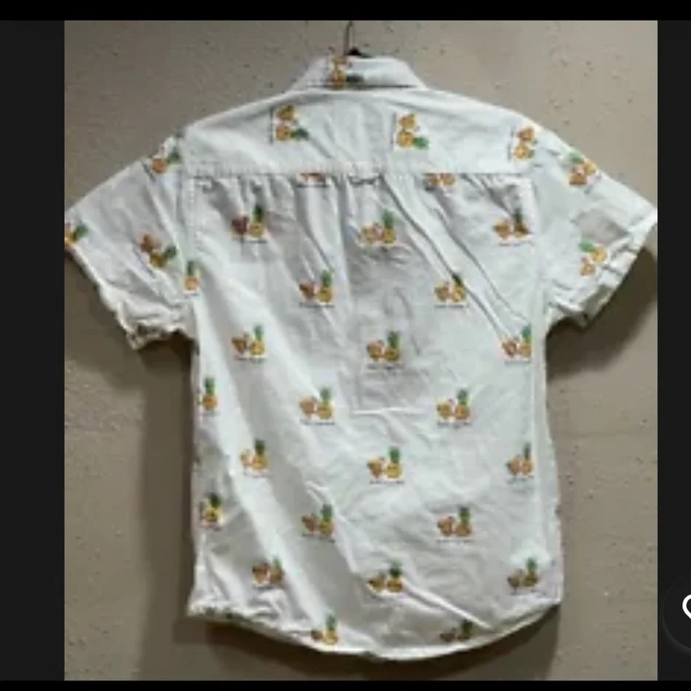 Denim & Flower Ricky Singh Men's Button-down  Short Sleeve SMALL Pineapple Pizza - Picture 8 of 12